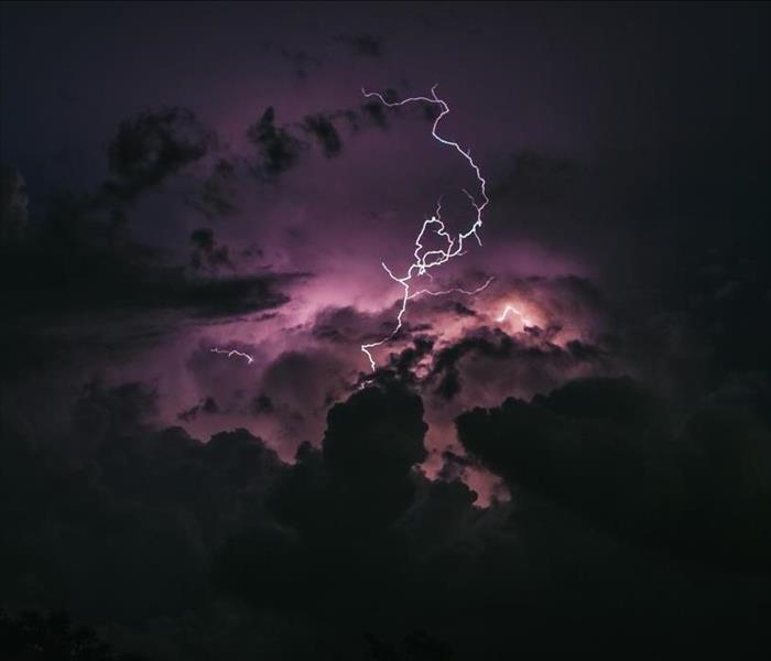 lightning, thunder storm