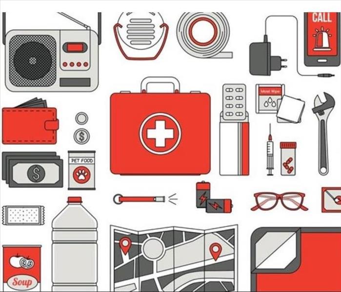 items in emergency tool kit